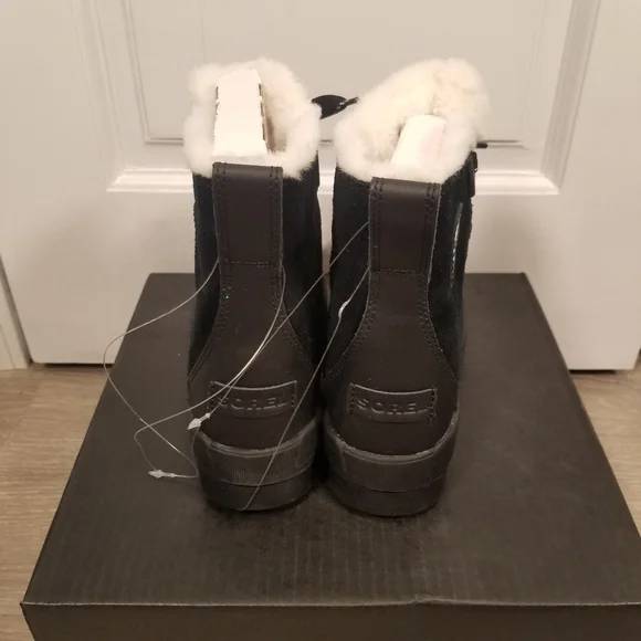 Sorel Women's Tivoli IV Waterproof Winter Leather Boots Black Size 7 New In Box - Picture 6 of 9